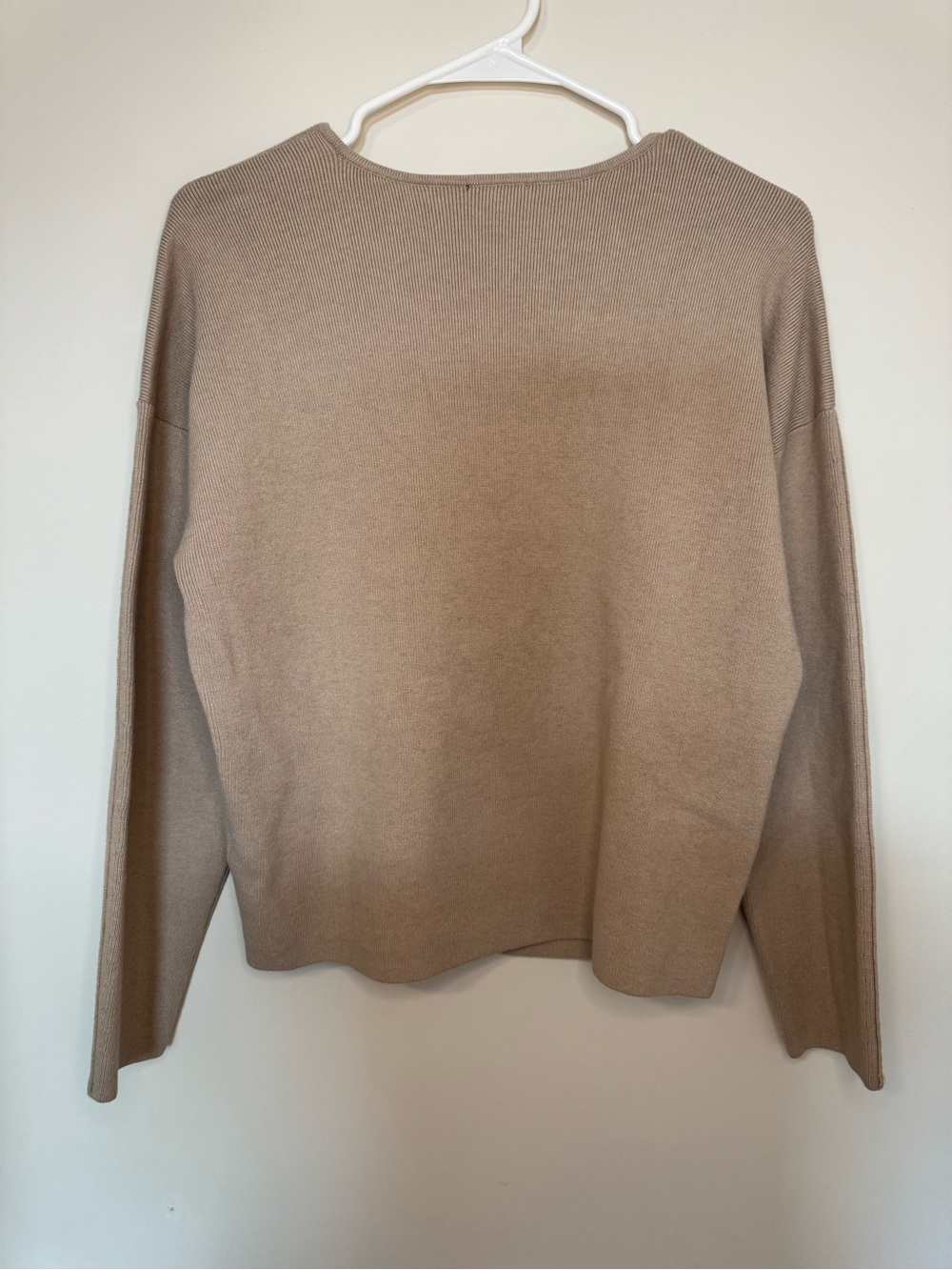 RAILS Hollyn V-Neck Sweater in Heather Oatmeal S - Picture 6 of 10